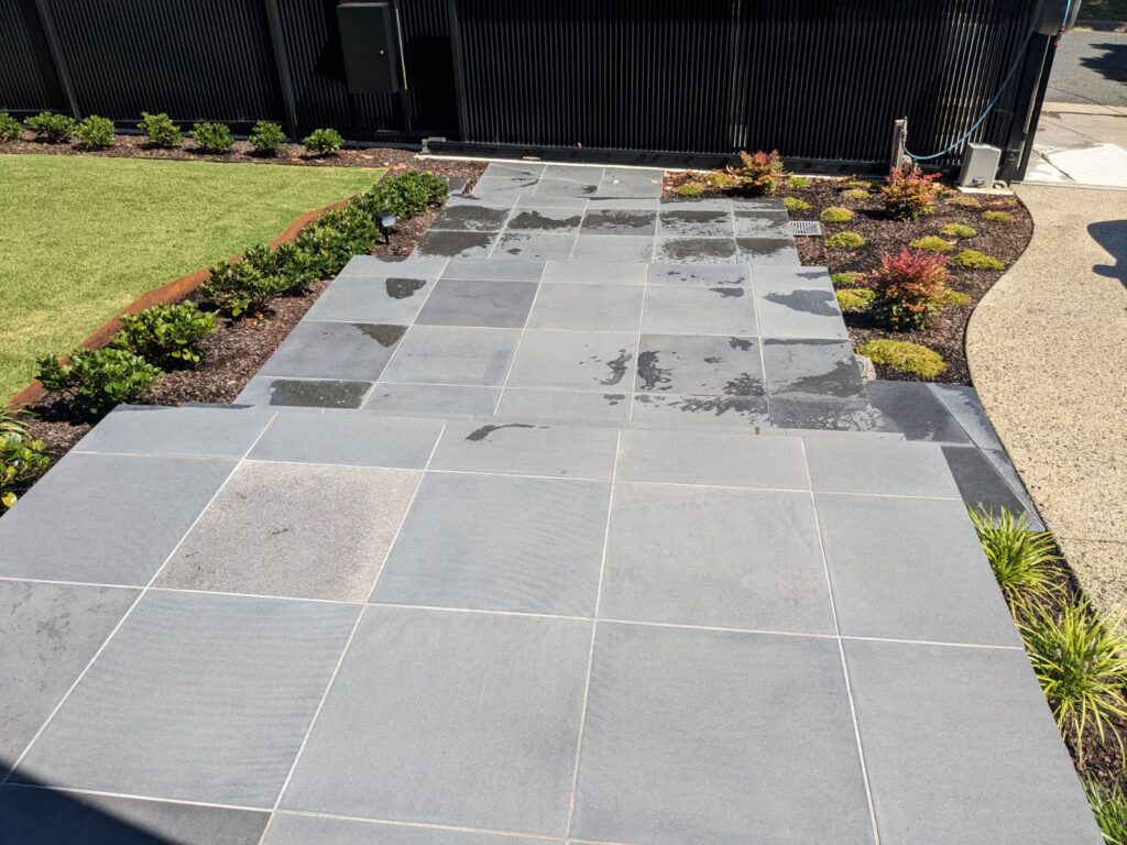 Pavers that a melbourne paving contractor has just layed