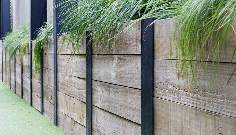 Timber Retaining Wall